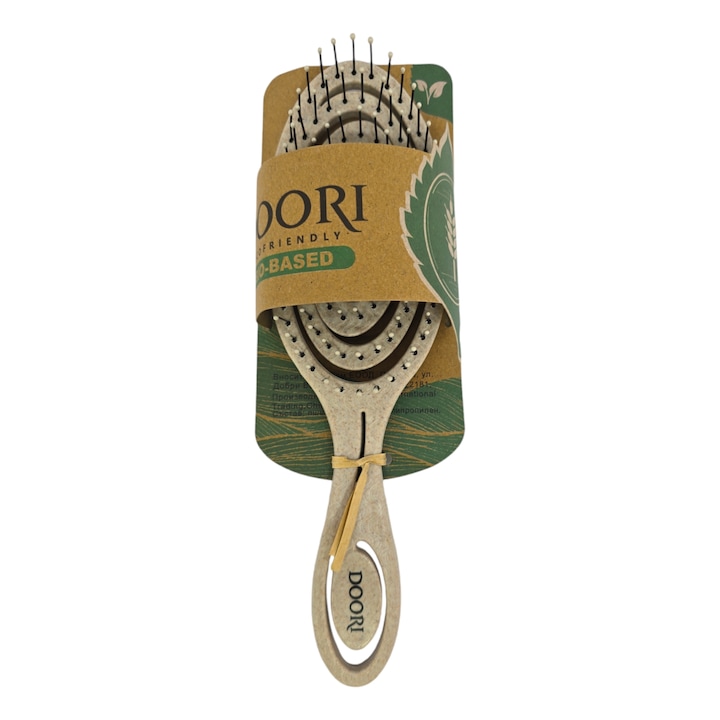 Масажна четка за коса Doori, Цвят Слама, 1 брой