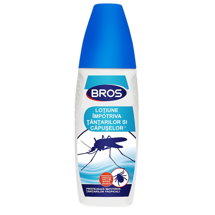 Bros szúnyog és kullancs elleni krém spray-vel, 100 ml