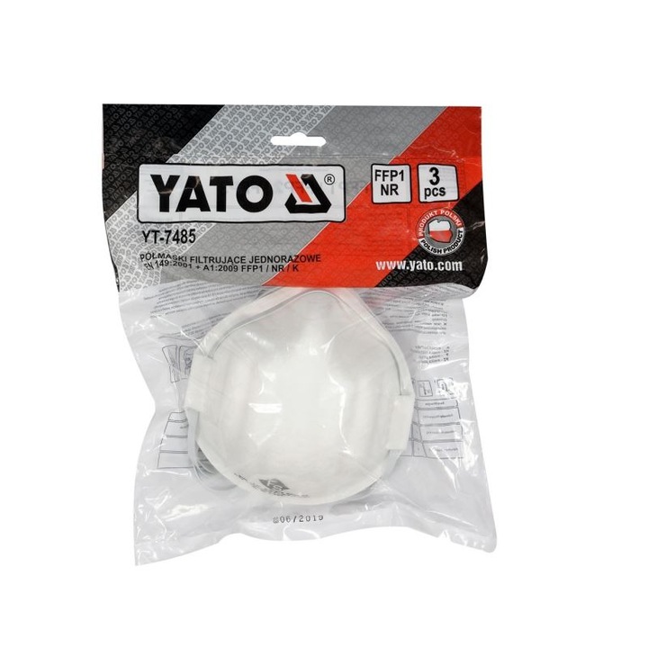 3db-os porvédő maszk szett, Yato YT-7485