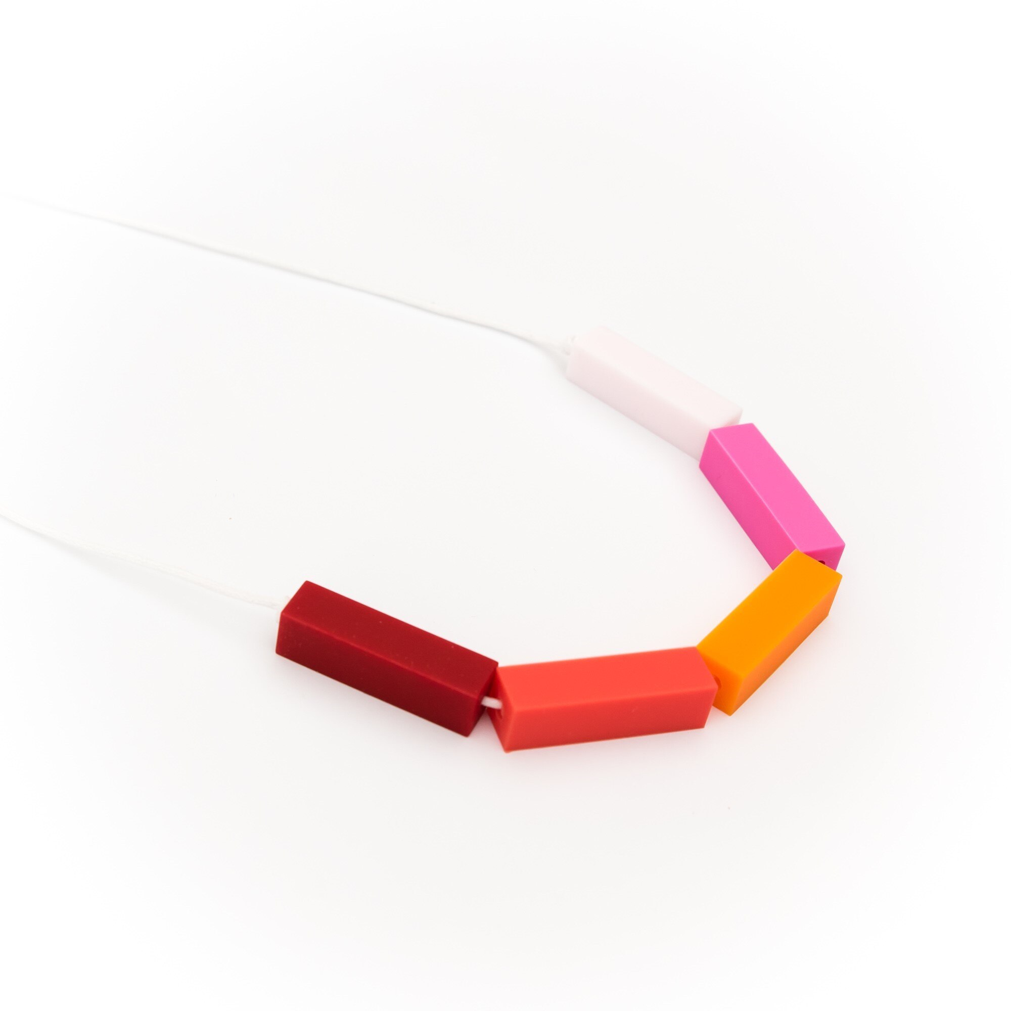 Colier Dentitie DIANA - Rosu