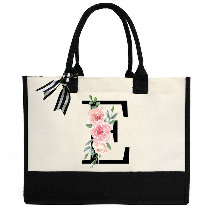 Női táska, ZHONYEE, E betű, Vászon, Vízálló, Többszínű