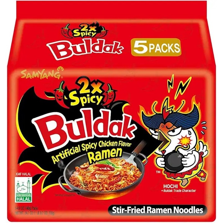 Supa Picanta Ramen Buldak Samyang 2XSpicy 5 pack (5*140g)