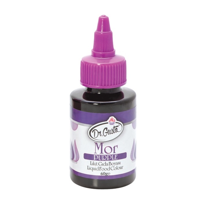 Colorant Lichid Pe Baza De Apa - Mov - 60 Grame