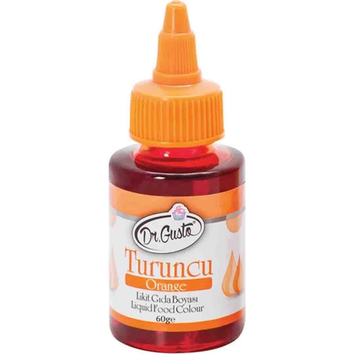 Colorant Lichid Pe Baza De Apa- Portocaliu- 60 Grame