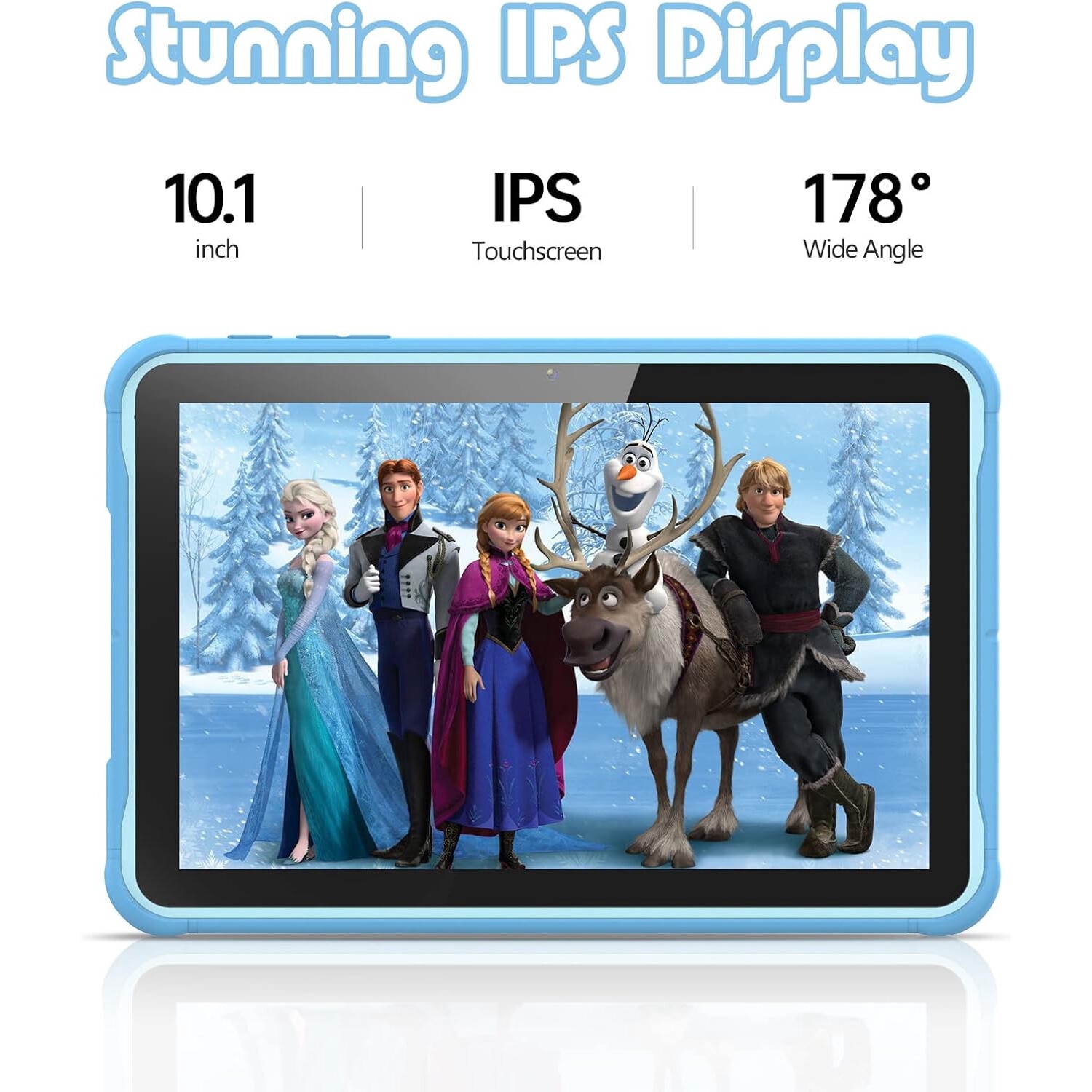 Tableta, Pritom, K10, 10'', Quad Core, 64 GB, 4 GB RAM, Albastru