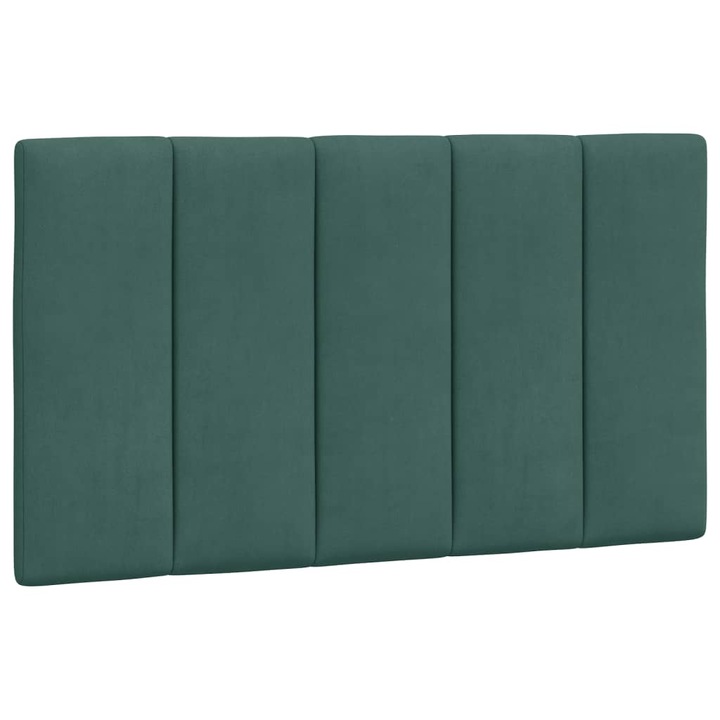 Perna tablie de pat vidaXL, verde, 90 cm, catifea, 0.7 Kg