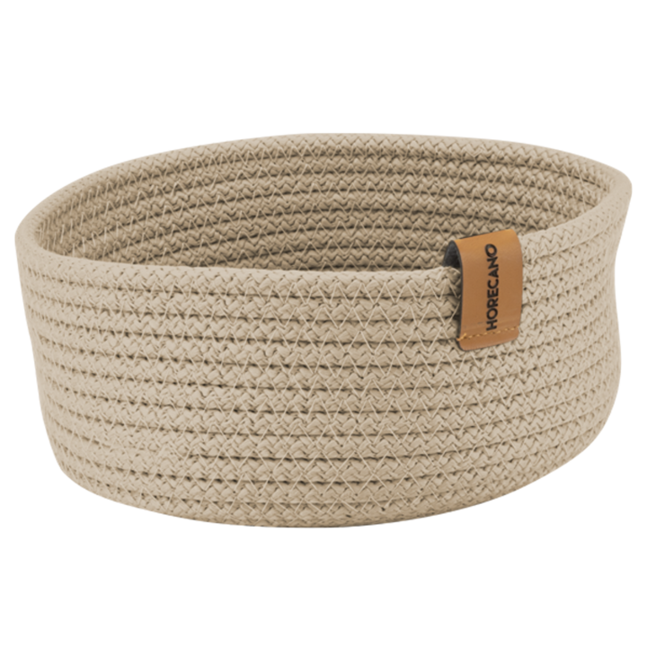 Panou tricotat HORECANO, bej, rotund O19xh7cm