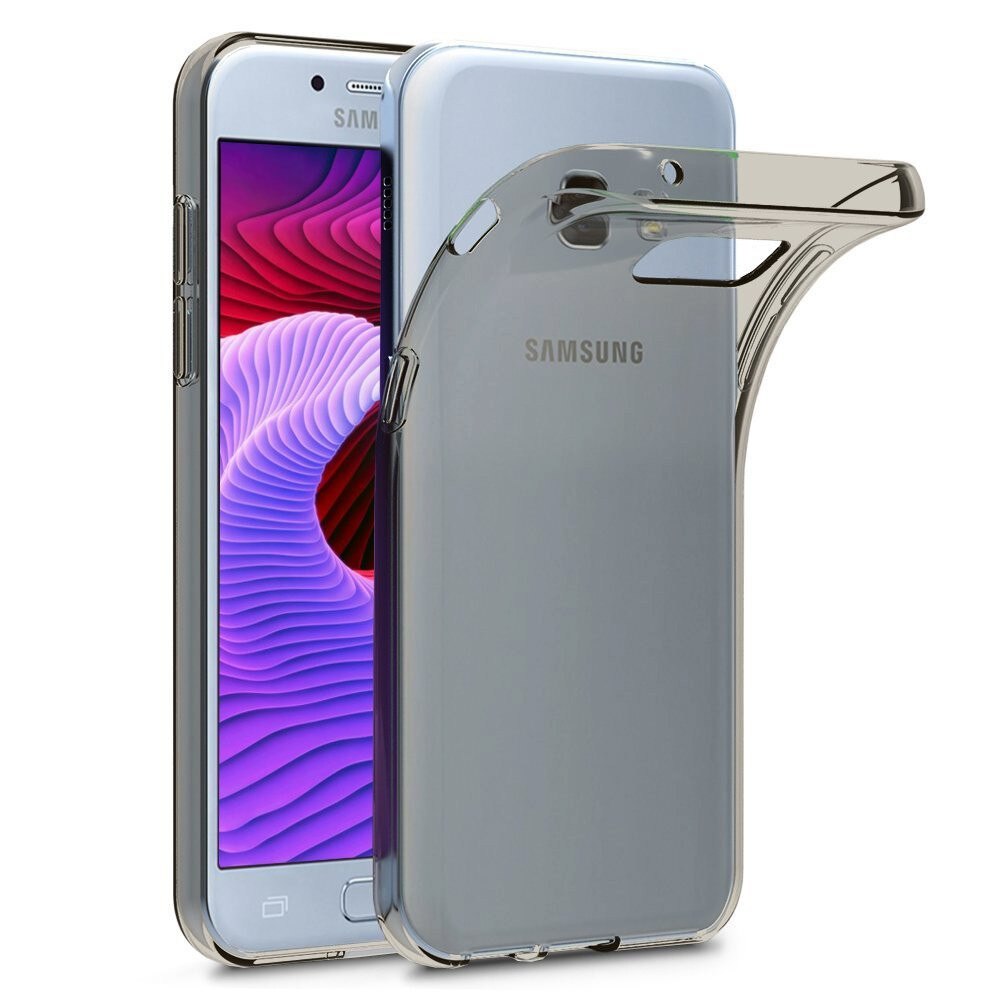 Husa de protectie ultraslim Samsung A5 2017, Silicon, Fumuriu