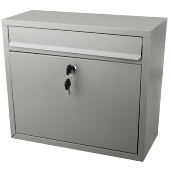 Cutie postala, Evotools, 360x310x150 mm, 2 chei, pentru interior, gri Cutie postala, Evotools, 360x310x150 mm, 2 chei, pentru interior, gri