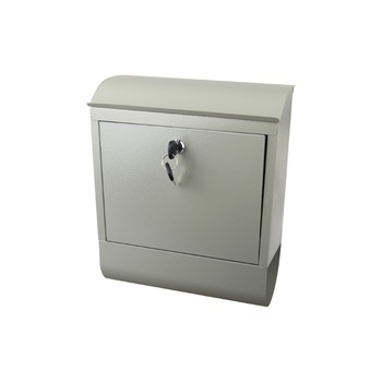 Cutie postala cu suport ziare, Evotools, 290x340x110 mm, pentru interior, 2 chei, gri Cutie postala cu suport ziare, Evotools, 290x340x110 mm, pentru interior, 2 chei, gri
