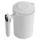 Cana Electrica cu Auto-Amestecare, Cana Magnetica Inteligenta, SINBINTA, Control digital temperatura, 400ml, 120mAh, USB Type-C, Display LCD, Pentru bauturi calde si reci, ABS/Inox, 87x123x147mm, Alb