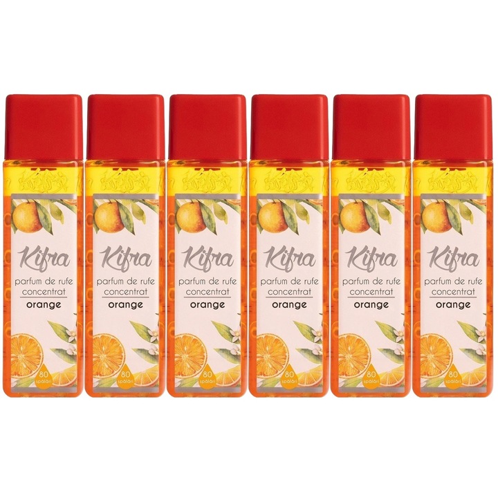 Kifra mosóparfüm, Narancs, 6x200ml, 480 mosás