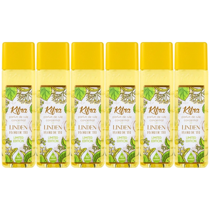 Kifra mosóparfüm, hársfa, 6x200ml, 480 mosás