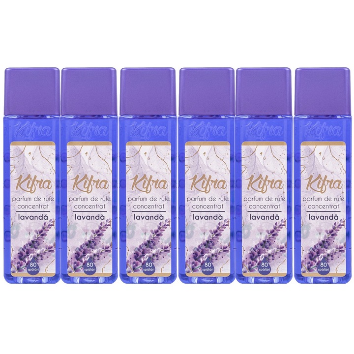 Kifra mosóparfüm, Levendula, 6x200ml, 480 mosás
