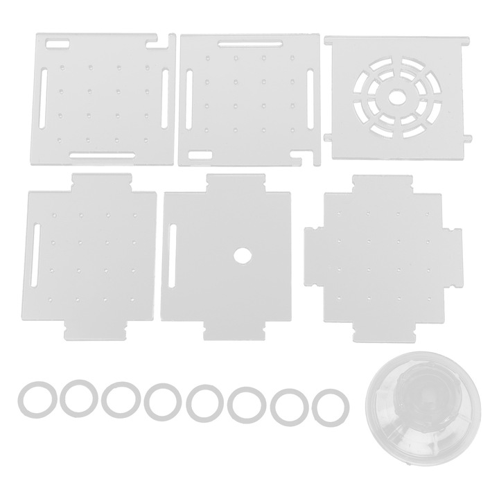 Cutie de izolare a pestilor Cutie de crestere a pestilor din acrilic, incubator de acvariu pentru creveti de pesti