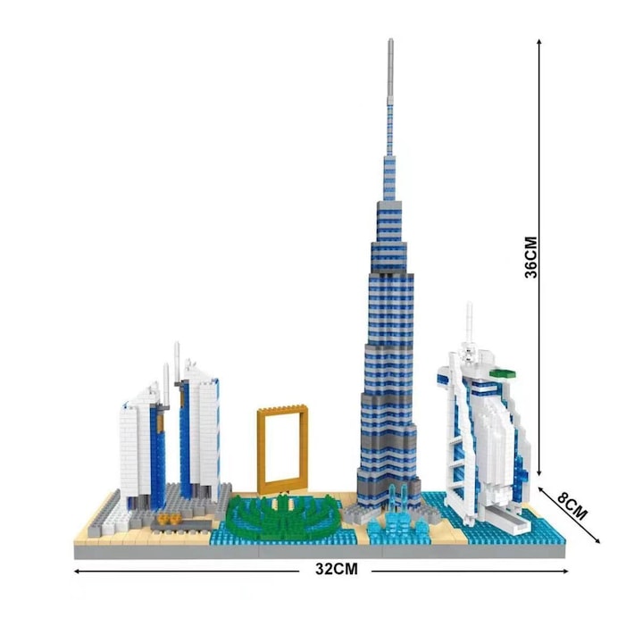 Строителни блокчета, съвместими с Lego Dubai City