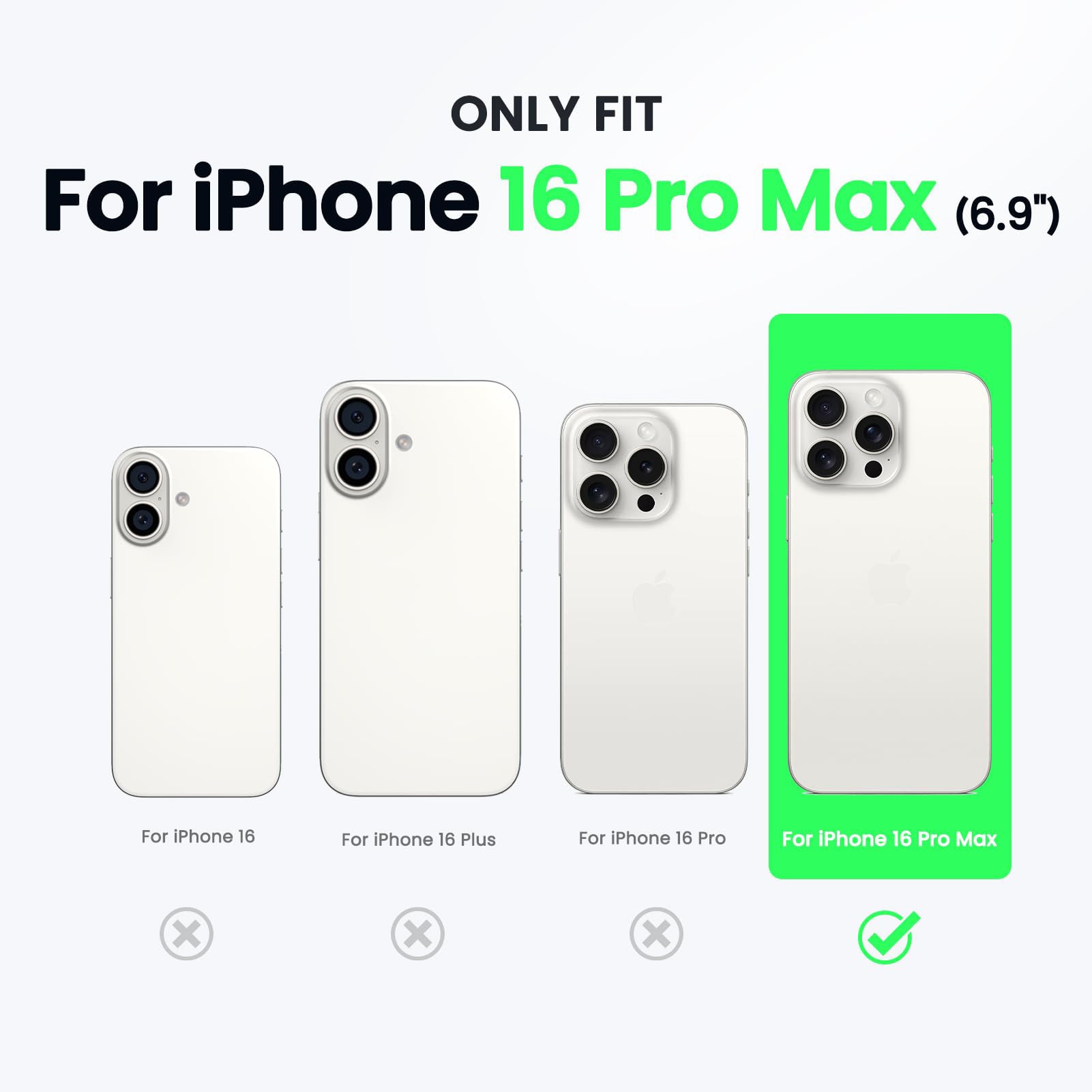 Husa de Protectie, Compatibil iPhone 16 pro max, MOGU, impermeabil, Antizgarieturi, Anticadere, Anti-coliziune pe patru laturi si absorbtie a socurilor, Grosime 1, 5 mm, transparent