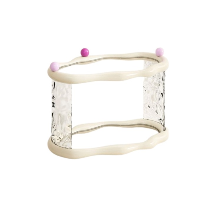 Wisolt® munkalap-rendező, kétrétegű, irodai, fürdőszobába, fehér