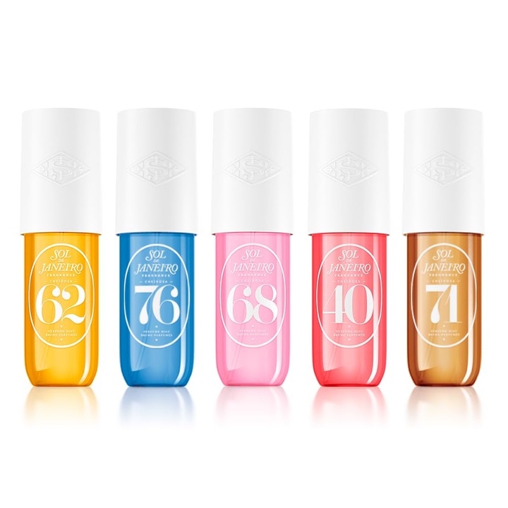 SOL DE JANEIRO aromaterápiás spray és hozzáillő haj- és testdezodor illatkészlet, 5 részes 90 ml