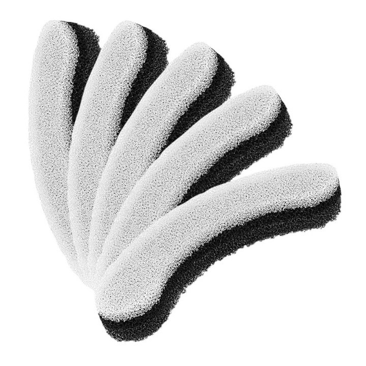 Set 5 Filtre pentru Dispenser Apa Automat1.6 L, Fantana pentru pisici/caini，Purificare, Ionizare, Carbon activ，purificare, carbune activ, elimina eficient impuritatile si firele de par