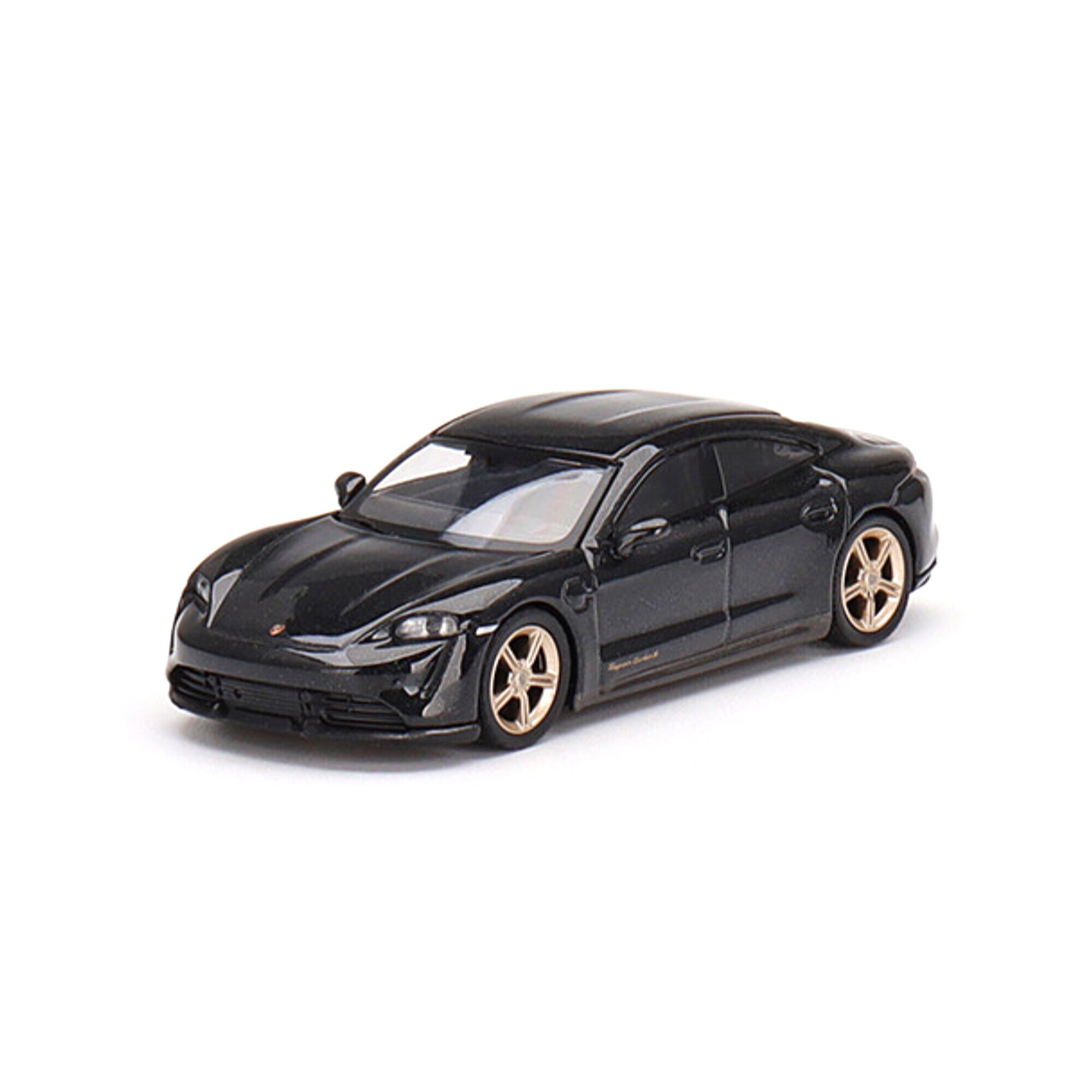 ミニカー MINI GT Porsche Taycan Turbo S Volcano Macheta auto Porsche Taycan Turbo S Vulcano Grey Metallic, 1:64