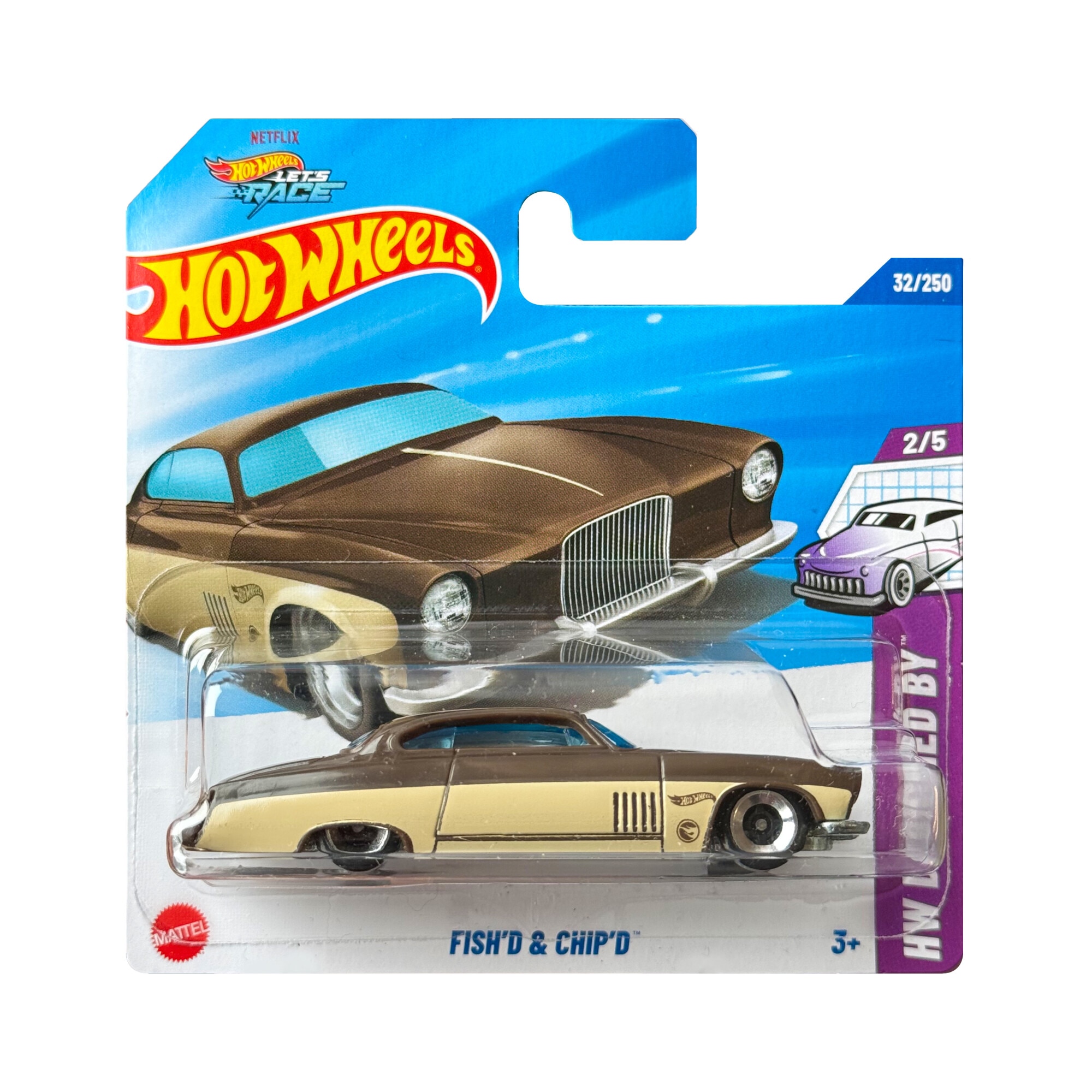 Masinuta Metalica Hot Wheels, Fish'd & Chip'd, Treasure Hunt, 1:64