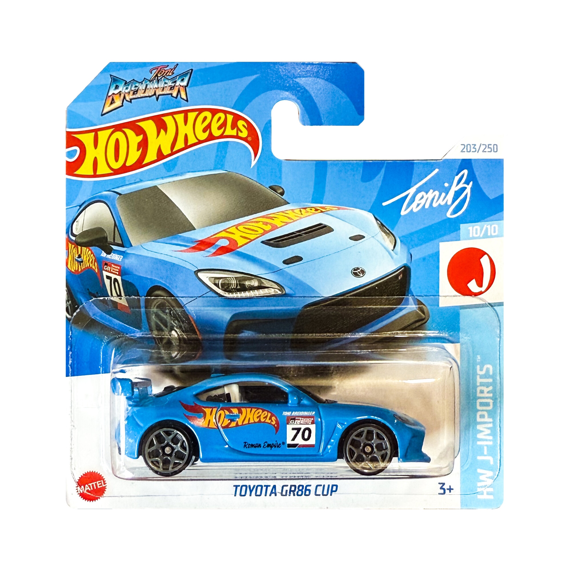 KENTOO Figure RacingrGirls DB2026 ブルーver Masinuta Metalica Hot Wheels, Toyota GR86 Cup, 1:64, Albastru