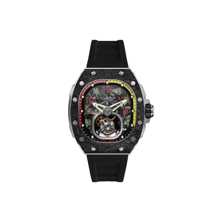 Ceas barbatesc Nubeo NB-6108-01, Automatic, 43mm, 5ATM