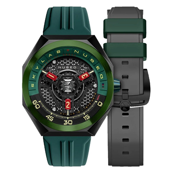 Ceas barbatesc Nubeo NB-6083-09, Automatic, 48mm, 10ATM