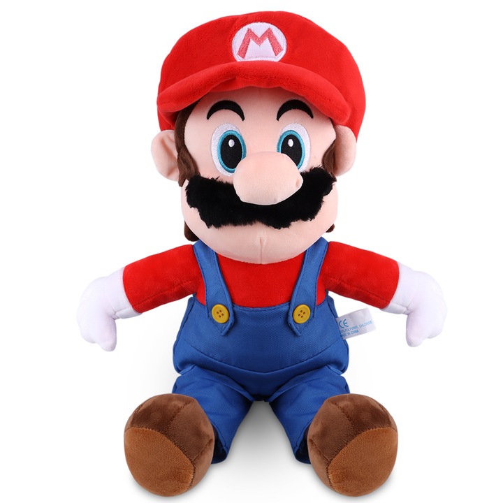 Jucarie de plus Super Mario, moale, figurina de plus Mario, Jucarie de plus pentru copii, papusa de plus Super Mario Bros, potrivita pentru copii si adulti, jucarii pentru copii