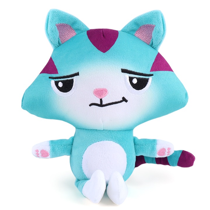 Плюшена играчка Gabby's DollHouse, плюшен герой котката Габи, плюшена играчка за деца, плюшена кукла котка Gabby's DollHouse, мека, подходяща за деца и възрастни, играчки за деца