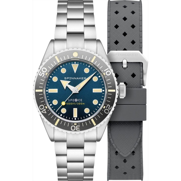 Ceas barbatesc Spinnaker SP-5097-BB, Automatic, 40mm, 30ATM