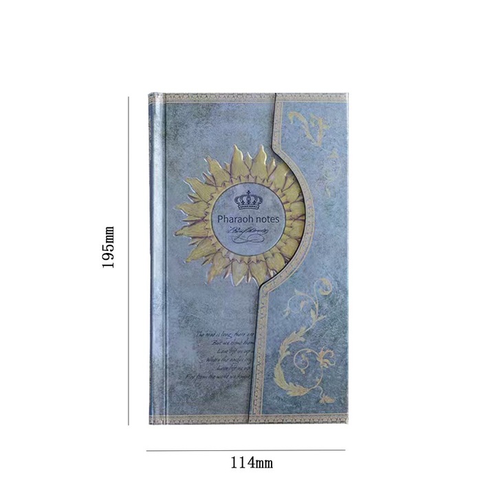 Винтидж магнитен дневник, 114x195 mm