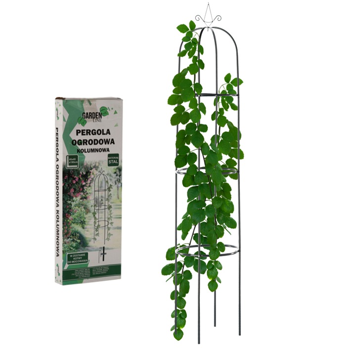 Pergola pentru gradina 40x40x190cm, cu ancore
