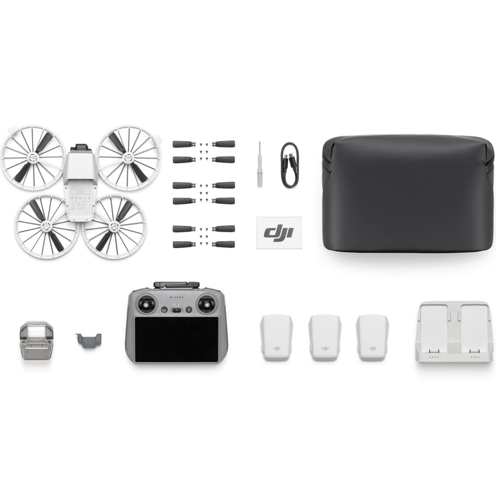 Дрон DJI Flip Fly More Combo, 4K/60, 48MP + Контролер RC 2