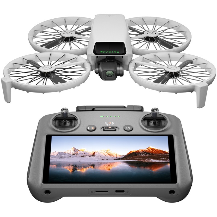 Drona DJI Flip, 4K/60, 48MP + Controller RC 2