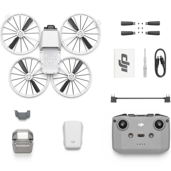 Дрон DJI Flip, 4K/60, 48MP + Контролер RC-N3