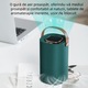 Légtisztító, negatív ionokkal megszünteti a szagokat, 400 m³/h, 360°-os környezeti levegő, 35 dB, 2000 Mah, USB, gomb, sokféle helyre alkalmas, zöld