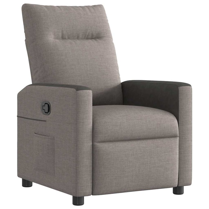 VidaXL tópszínű szövet dönthető fotel 17 kg 4104830
