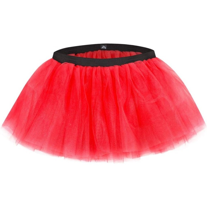 Fusta tutu pentru fete, Ronyes, rosu, 40 cm lungime