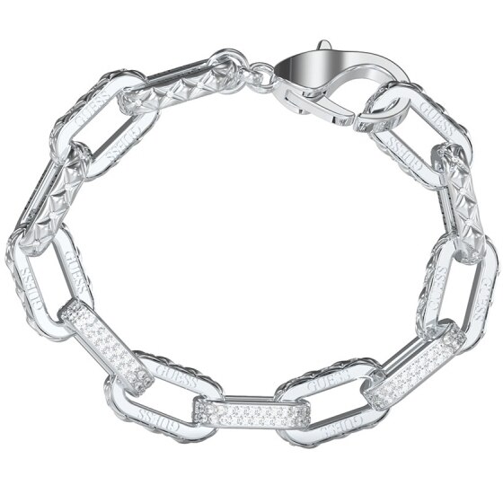 Bratara Guess Stylish cu cristale JUBB04579JWRH-L, Argintiu