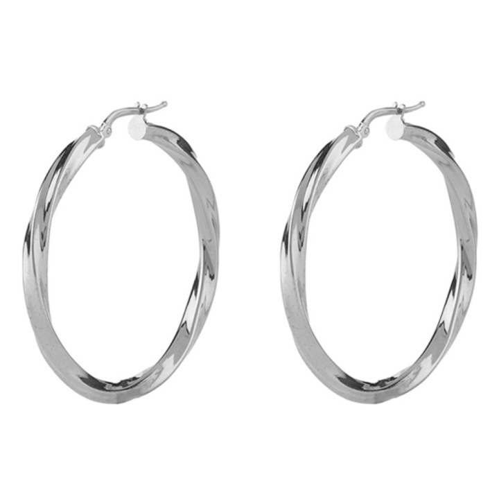 Cercei Guess Hoops...I did it again rotunzi JUBE04185JWRHT-U, Argintiu