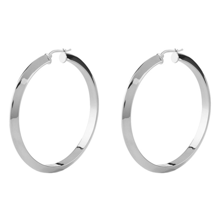 Cercei Guess Hoops...I did it again rotunzi JUBE04193JWRHT-U, Argintiu