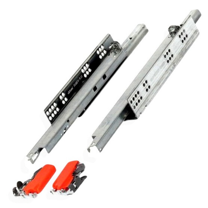 Glisiera TANDEM BLUM 500 mm cu amortizare si extragere partiala