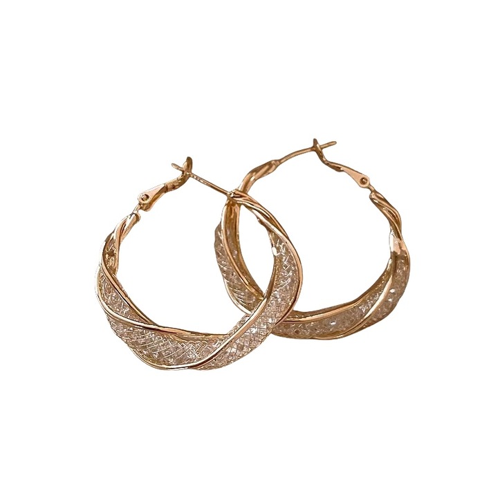 Cercei dama, Argint, Auriu