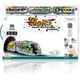 Направи си сам електрическа влакова верига „LikeSmart Graffiti Train“, 99 аксесоара, звуци и светлини, 2 локомотива, 1 вагон, 616 см, многоцветен