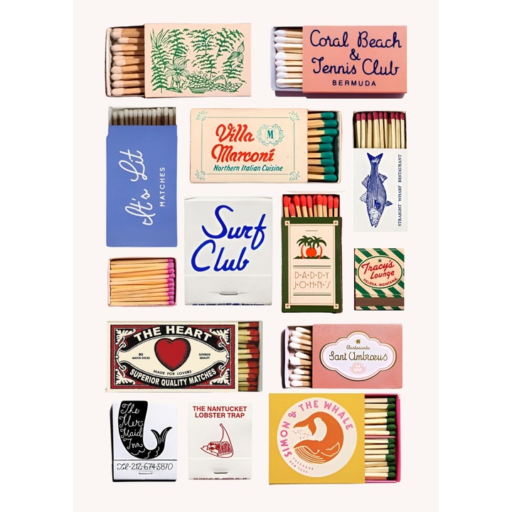 Tablou print pe canvas " Matches" t400 250 40x60 cm