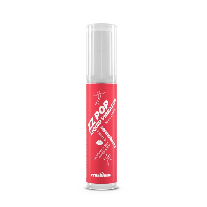 Gel Stimulant cu Aroma de Capsuni pentru O Explozie de Senzatii, Unisex, Crushious, 10ml