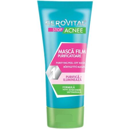 Masca Film Purificatoare Stop Acnee 100ml Gerovital Emag Ro