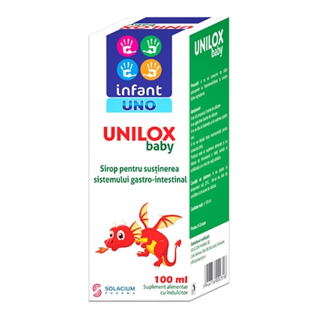 Sirop Pentru Reflux Gastroesofagian Infant Uno Unilox Baby 100 Ml